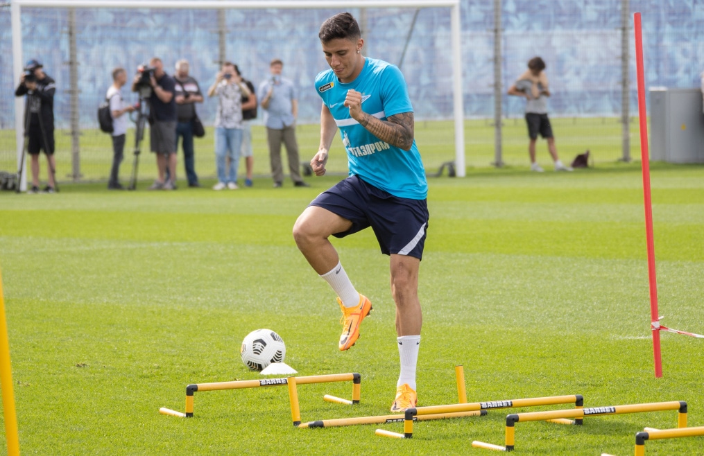 Открытая тренировка «Зенита» перед матчем с «Ахматом»