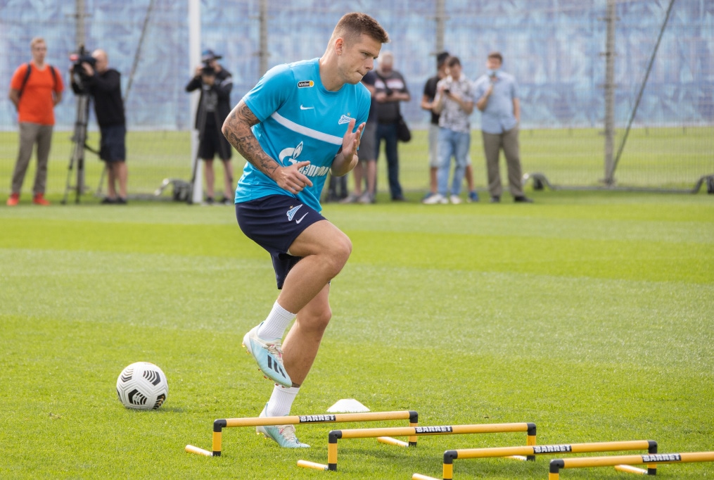 Открытая тренировка «Зенита» перед матчем с «Ахматом»