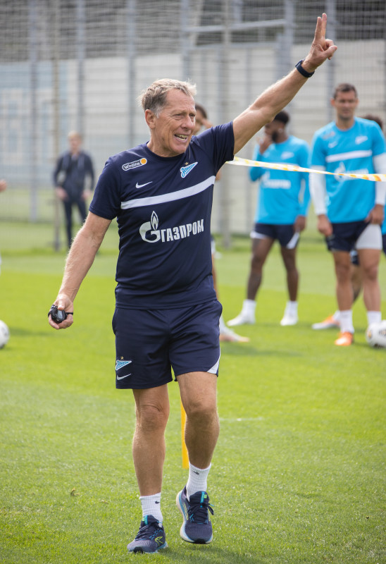 Открытая тренировка «Зенита» перед матчем с «Ахматом»