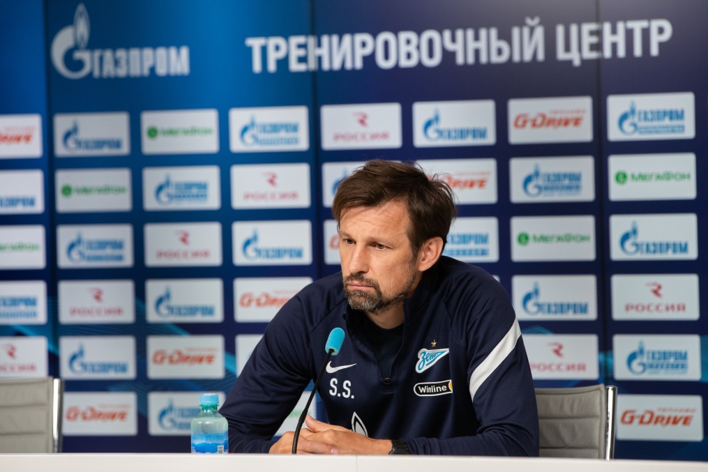Пресс-конференция «Зенита» перед матчем с «Ахматом»