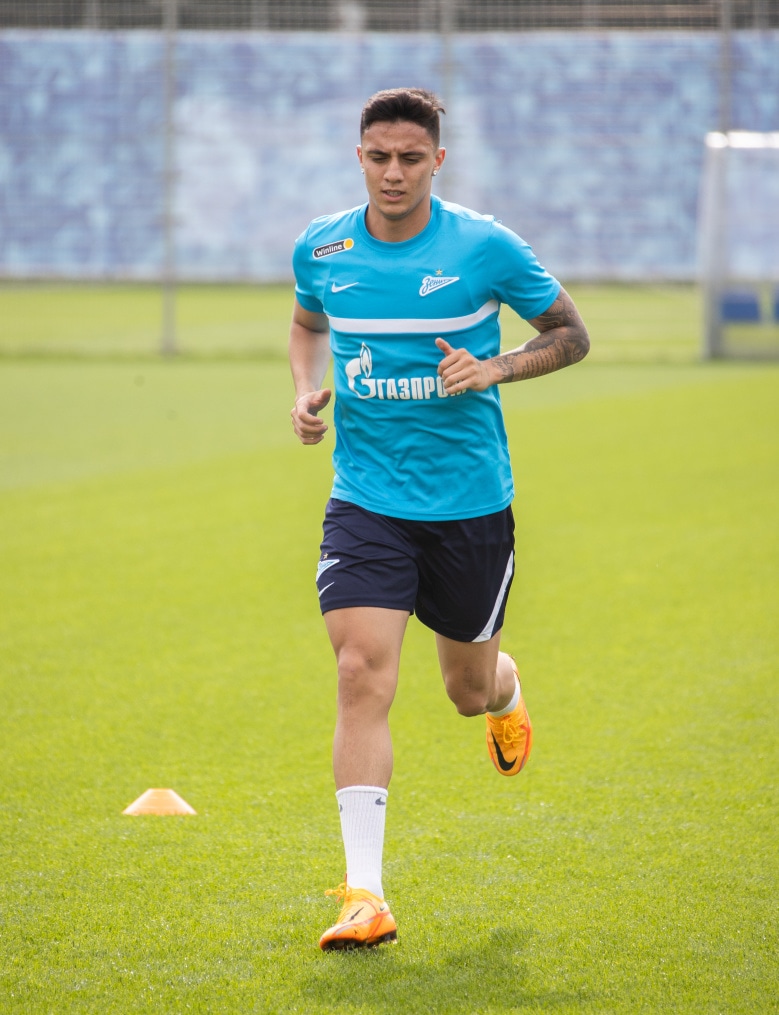 Открытая тренировка «Зенита» перед матчем с «Ахматом»