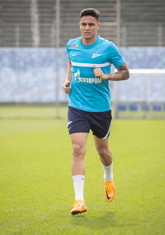 Открытая тренировка «Зенита» перед матчем с «Ахматом»