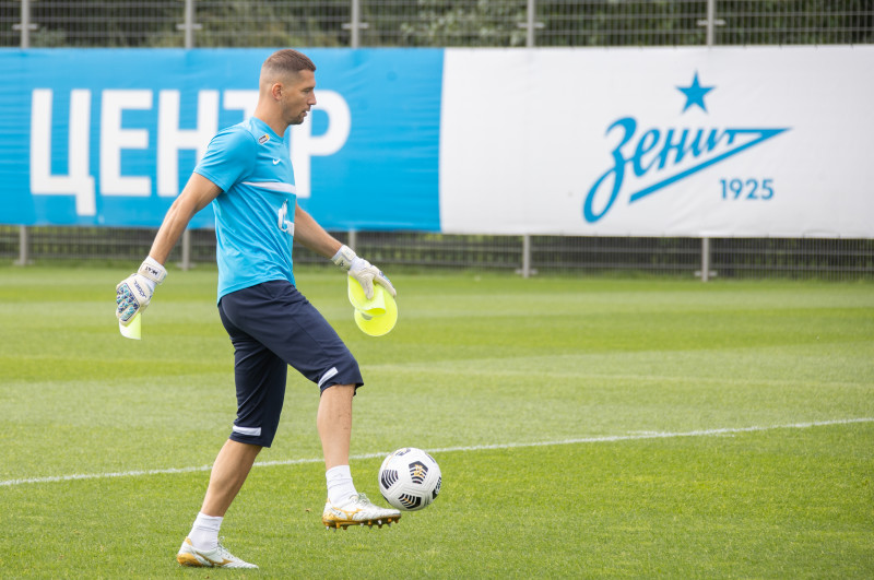 Открытая тренировка «Зенита» перед матчем с «Ахматом»