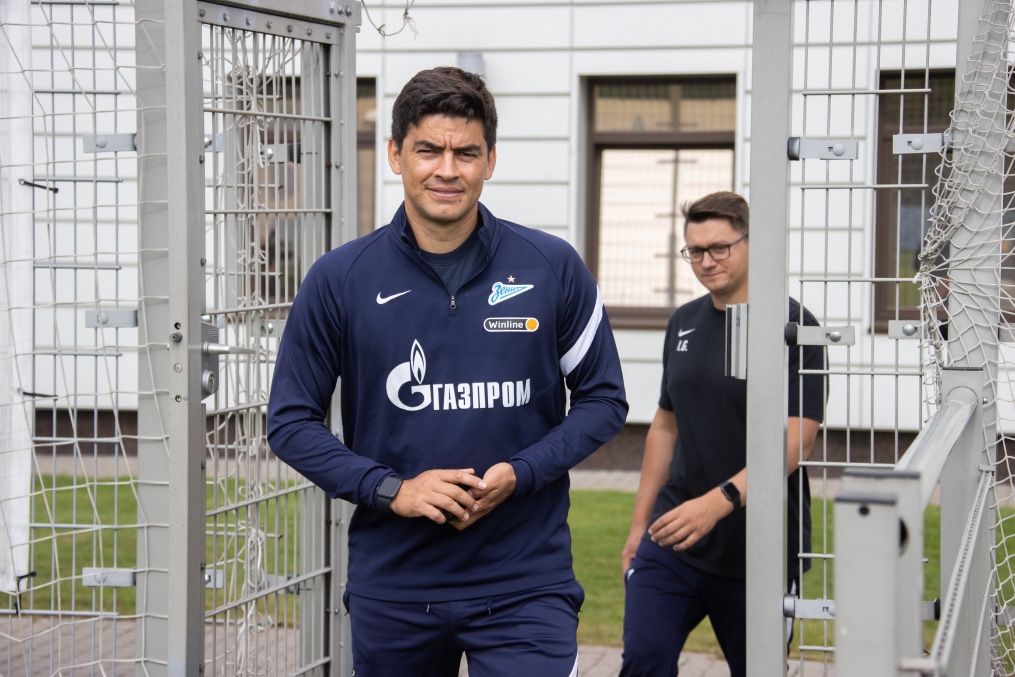 Открытая тренировка «Зенита» перед матчем с «Ахматом»