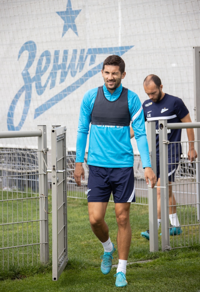 Открытая тренировка «Зенита» перед матчем с «Ахматом»