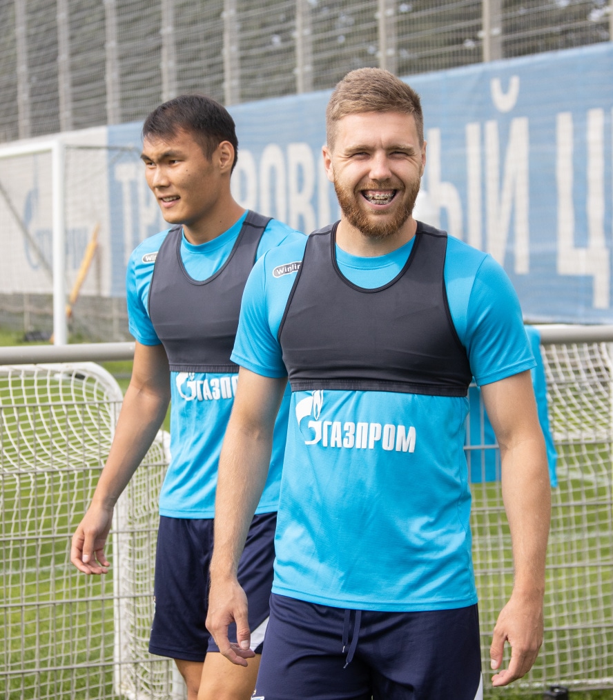 Открытая тренировка «Зенита» перед матчем с «Ахматом»