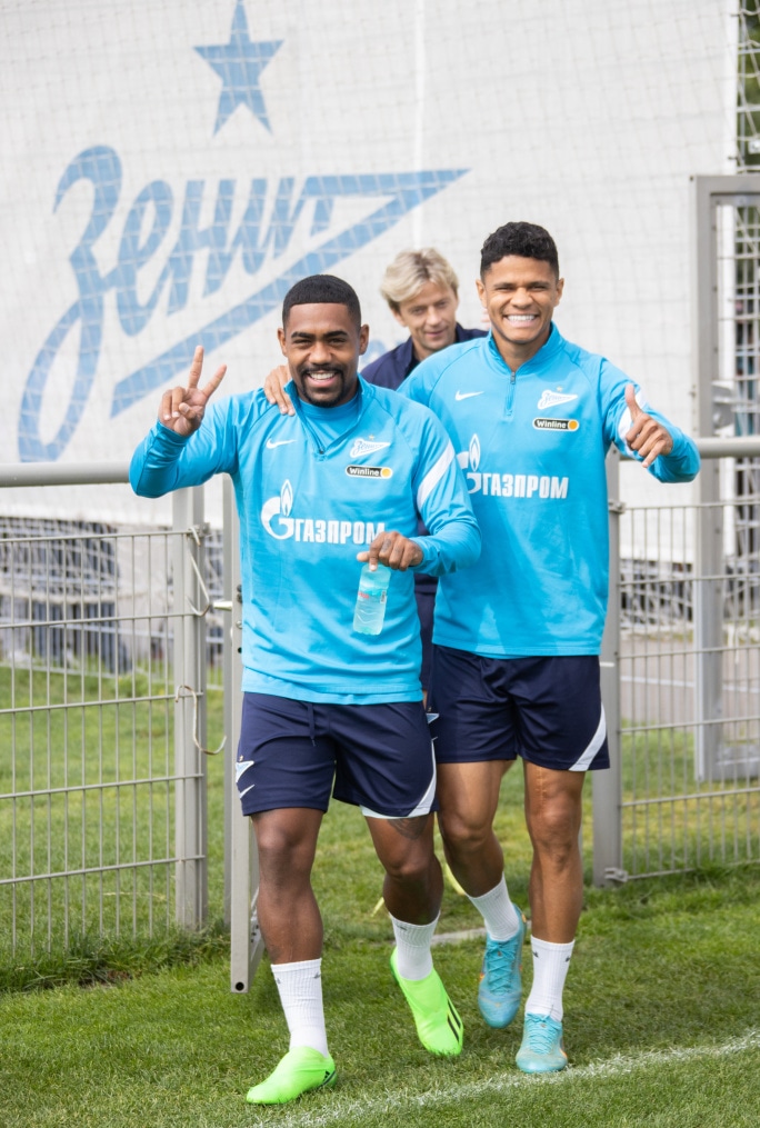 Открытая тренировка «Зенита» перед матчем с «Ахматом»