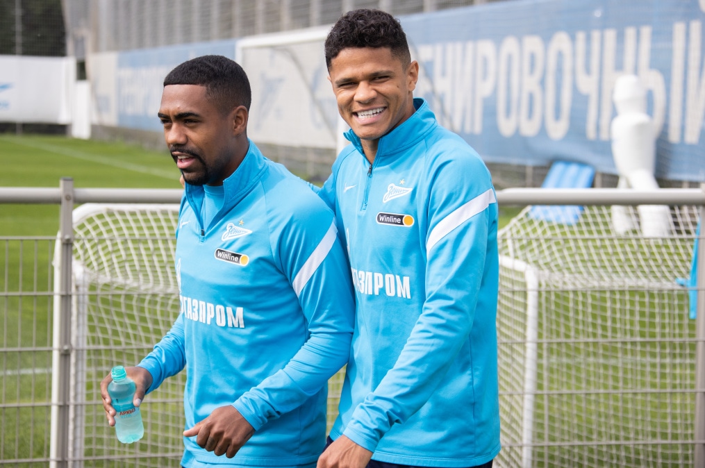 Открытая тренировка «Зенита» перед матчем с «Ахматом»