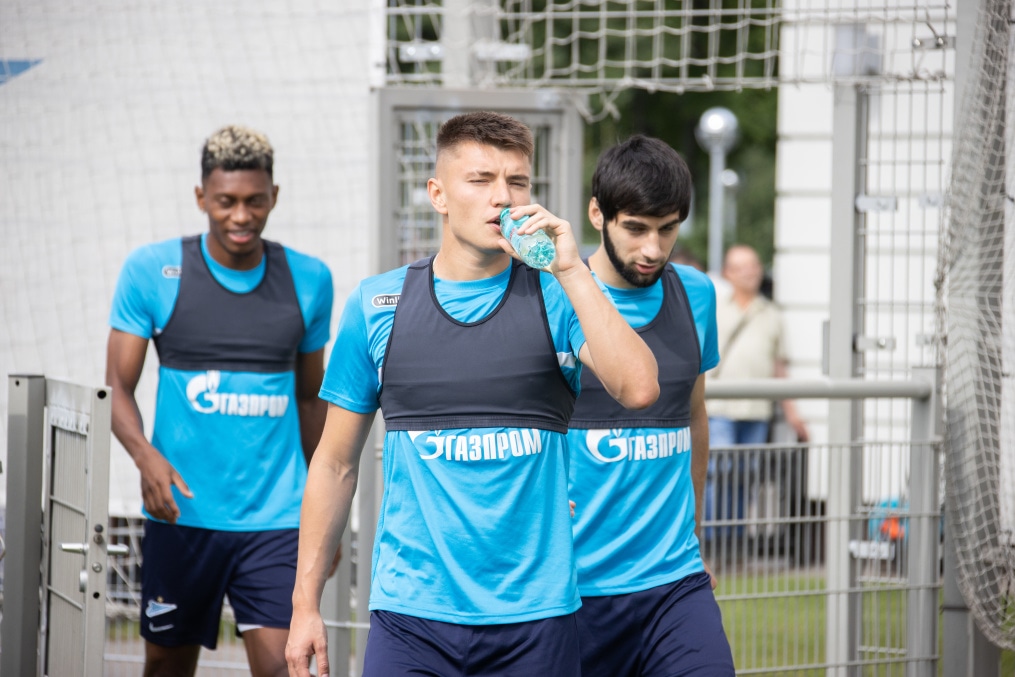 Открытая тренировка «Зенита» перед матчем с «Ахматом»