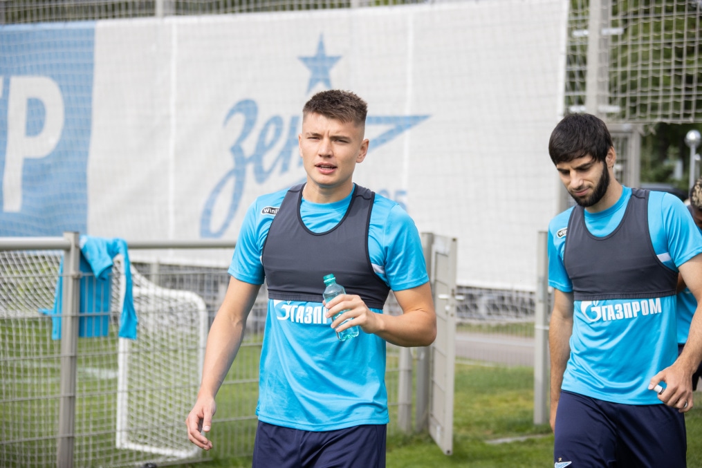 Открытая тренировка «Зенита» перед матчем с «Ахматом»