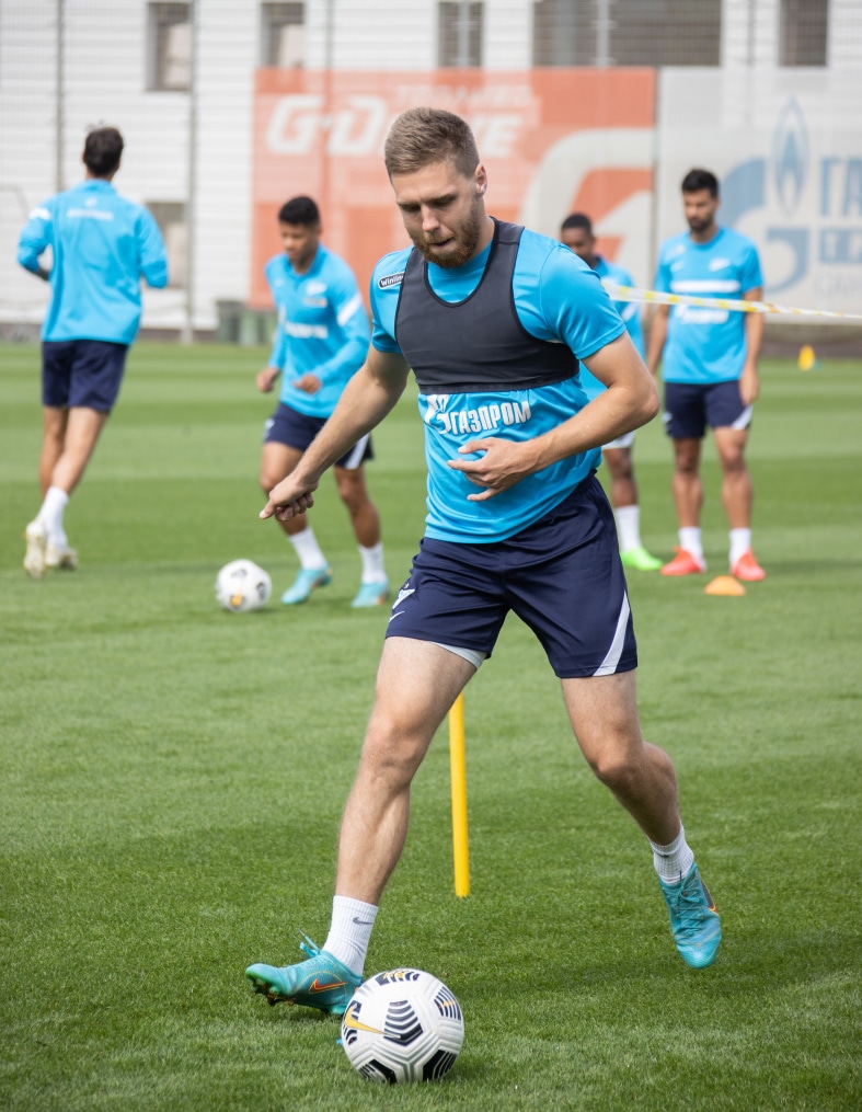 Открытая тренировка «Зенита» перед матчем с «Ахматом»