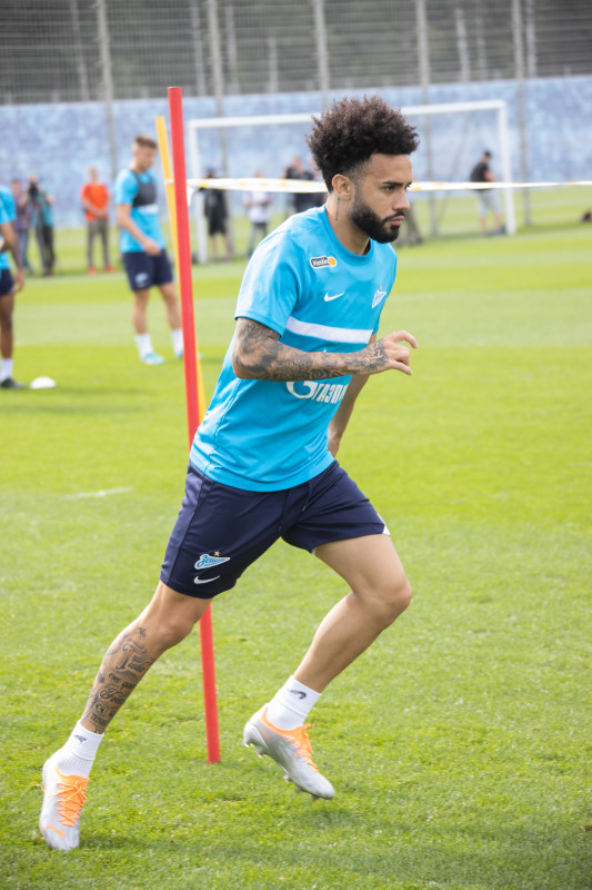 Открытая тренировка «Зенита» перед матчем с «Ахматом»