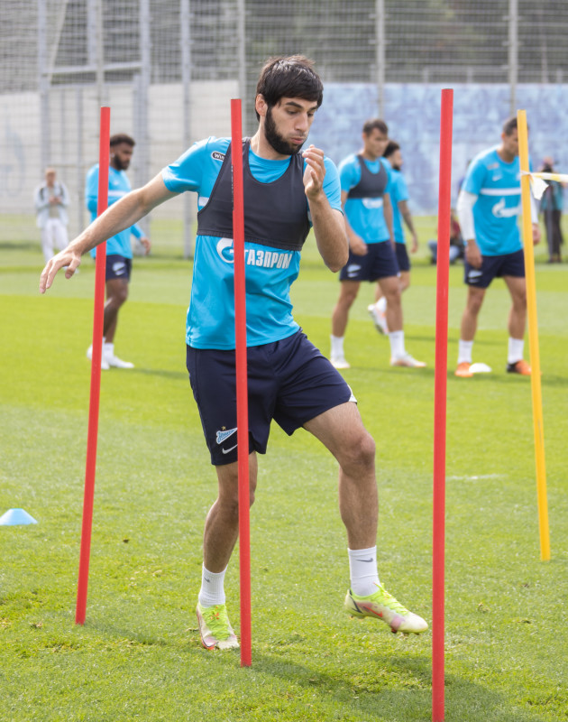 Открытая тренировка «Зенита» перед матчем с «Ахматом»