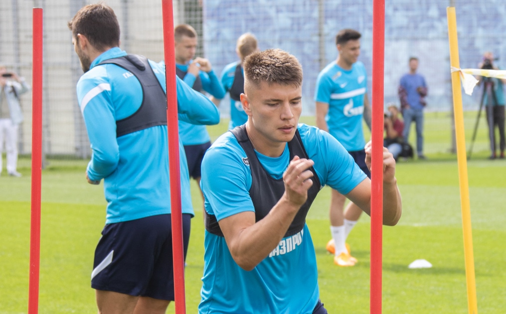 Открытая тренировка «Зенита» перед матчем с «Ахматом»