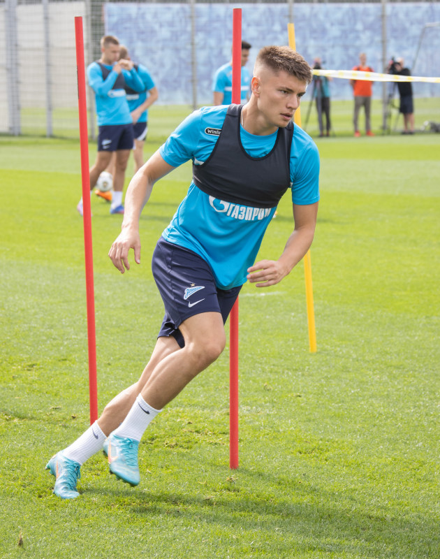 Открытая тренировка «Зенита» перед матчем с «Ахматом»