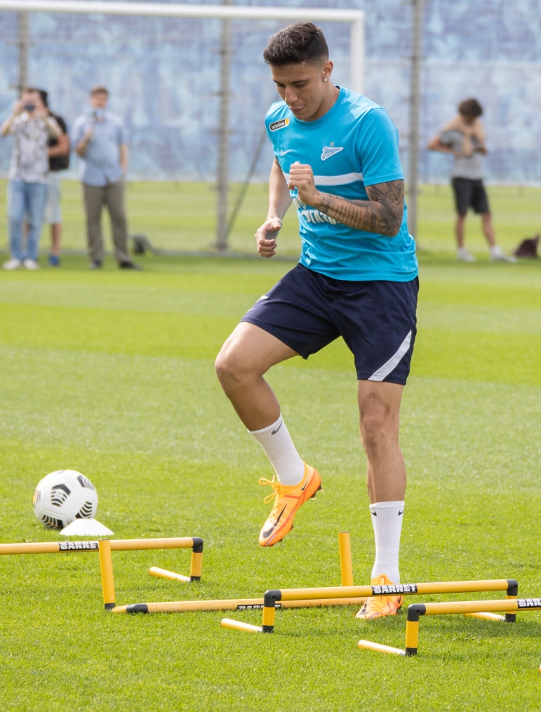 Открытая тренировка «Зенита» перед матчем с «Ахматом»