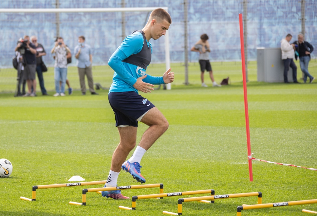 Открытая тренировка «Зенита» перед матчем с «Ахматом»