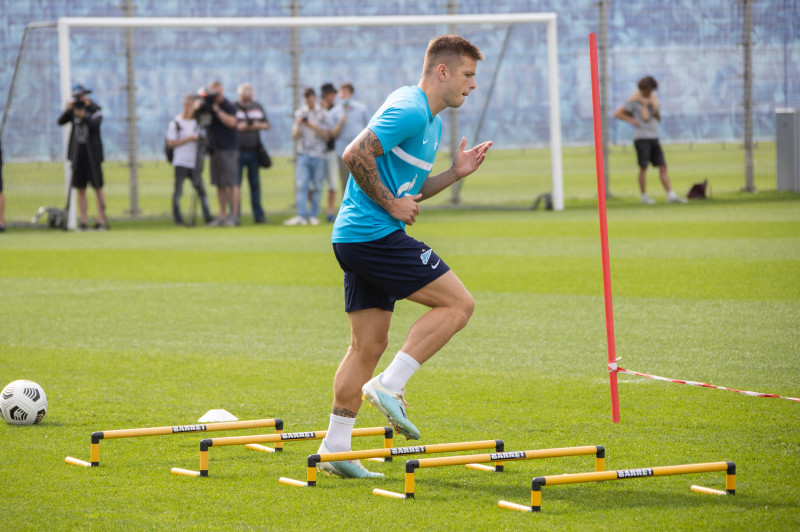 Открытая тренировка «Зенита» перед матчем с «Ахматом»