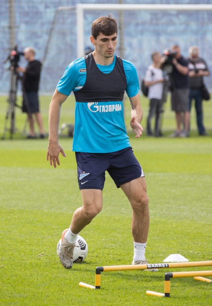 Открытая тренировка «Зенита» перед матчем с «Ахматом»