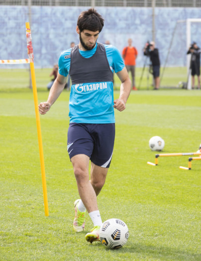 Открытая тренировка «Зенита» перед матчем с «Ахматом»