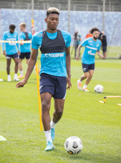 Открытая тренировка «Зенита» перед матчем с «Ахматом»