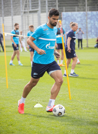 Открытая тренировка «Зенита» перед матчем с «Ахматом»