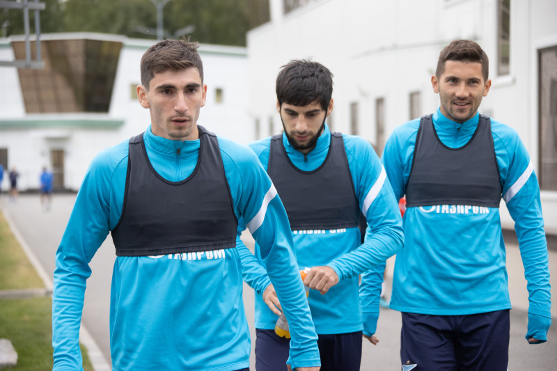 Открытая тренировка основного состава «Зенита» перед матчем с «Факелом»