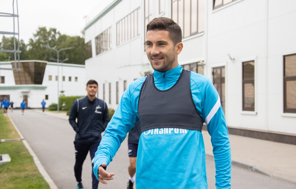 Открытая тренировка основного состава «Зенита» перед матчем с «Факелом»