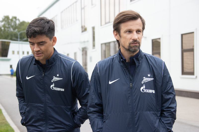 Открытая тренировка основного состава «Зенита» перед матчем с «Факелом»