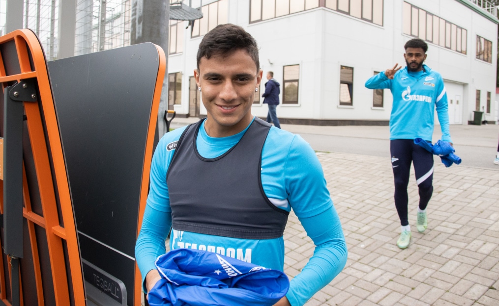 Открытая тренировка основного состава «Зенита» перед матчем с «Факелом»