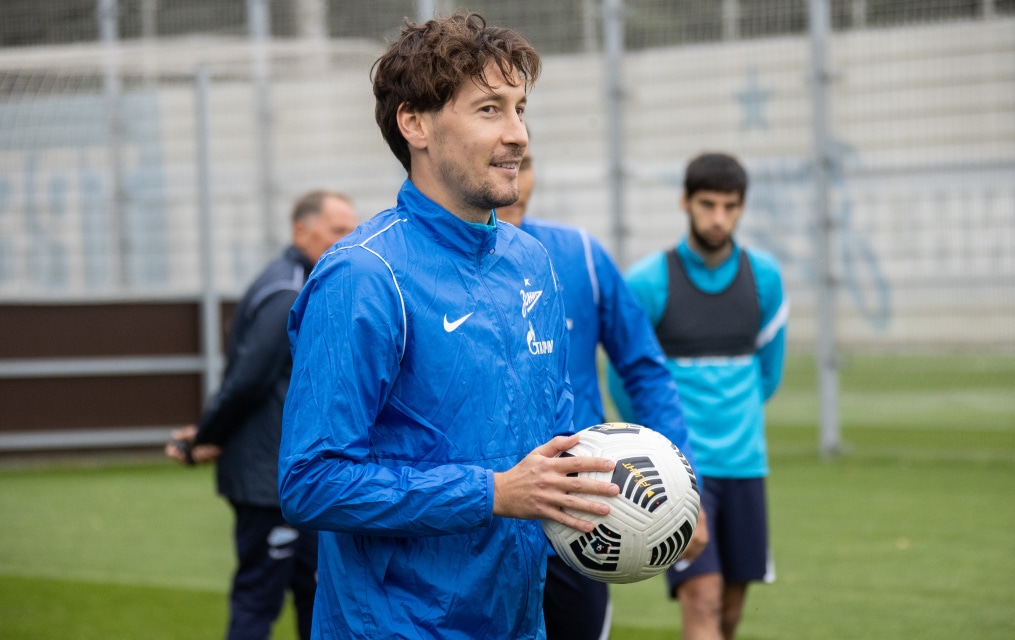 Открытая тренировка основного состава «Зенита» перед матчем с «Факелом»