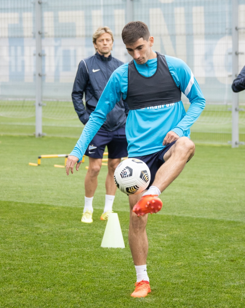 Открытая тренировка основного состава «Зенита» перед матчем с «Факелом»