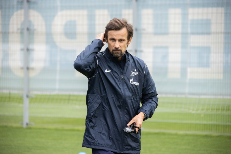 Открытая тренировка основного состава «Зенита» перед матчем с «Факелом»