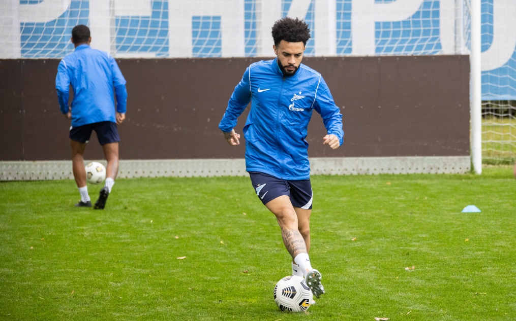 Открытая тренировка основного состава «Зенита» перед матчем с «Факелом»