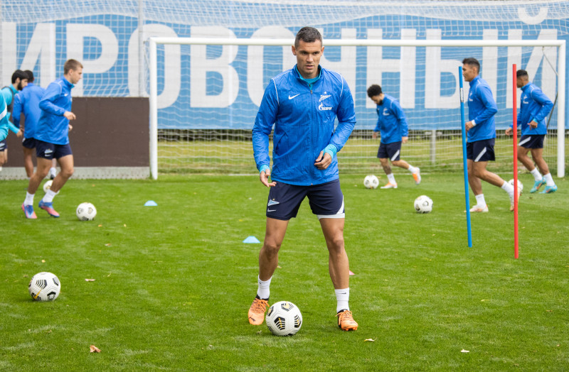 Открытая тренировка основного состава «Зенита» перед матчем с «Факелом»