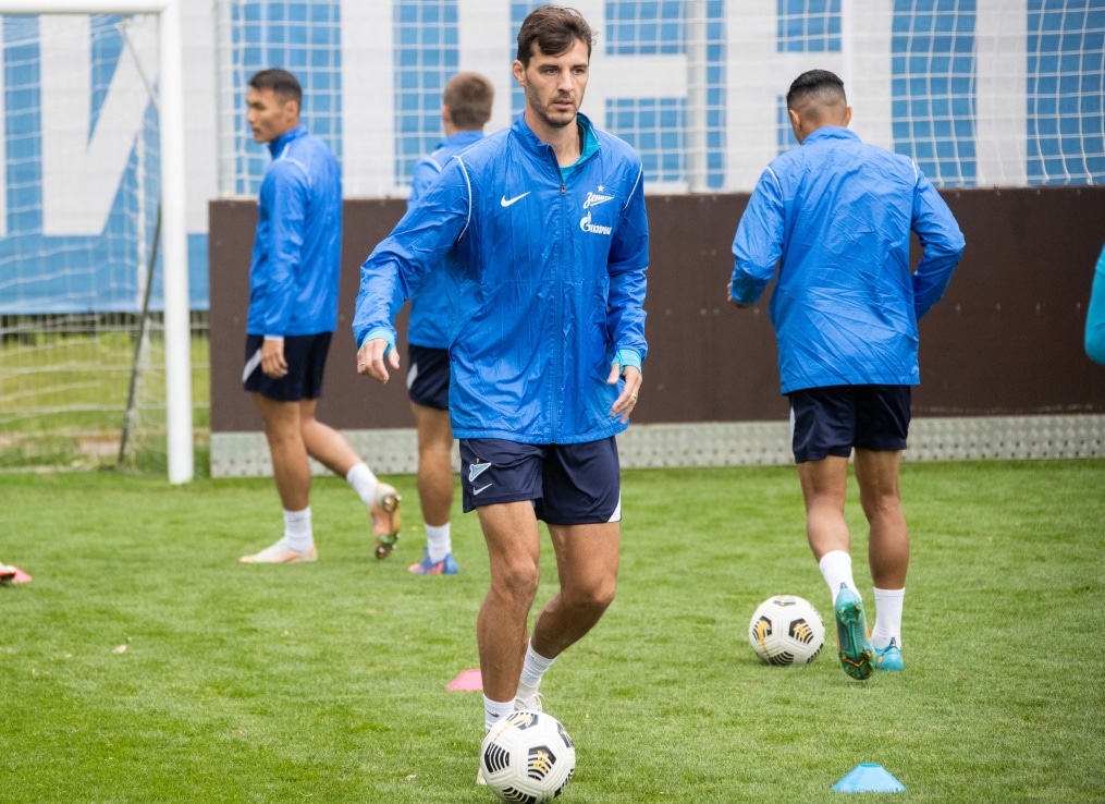 Открытая тренировка основного состава «Зенита» перед матчем с «Факелом»