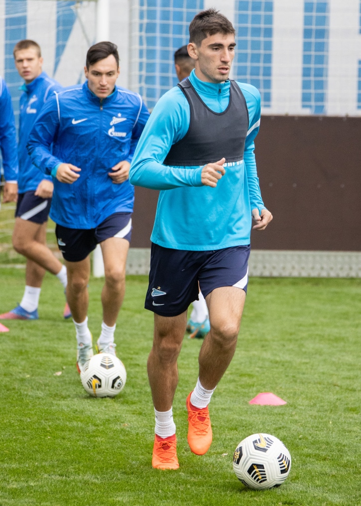 Открытая тренировка основного состава «Зенита» перед матчем с «Факелом»