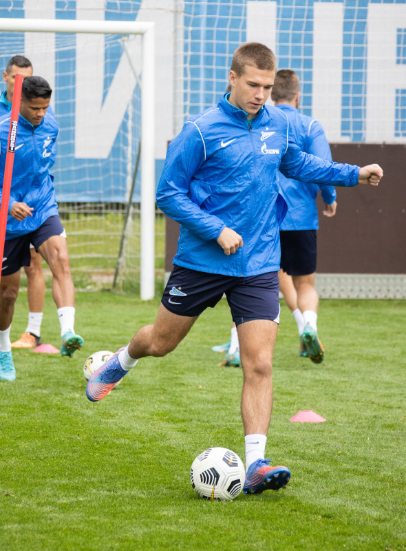 Открытая тренировка основного состава «Зенита» перед матчем с «Факелом»