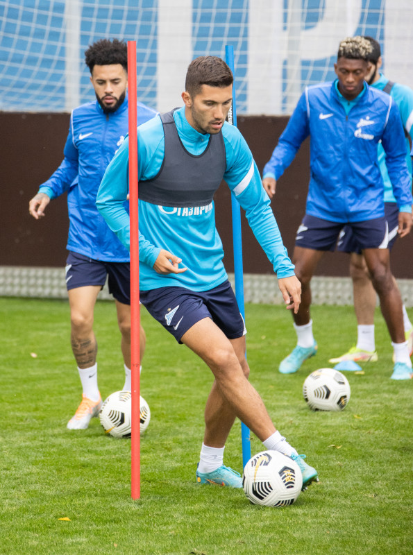 Открытая тренировка основного состава «Зенита» перед матчем с «Факелом»