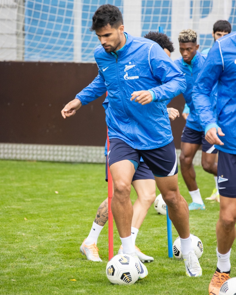 Открытая тренировка основного состава «Зенита» перед матчем с «Факелом»