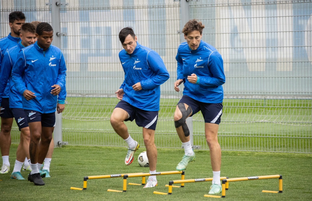 Открытая тренировка основного состава «Зенита» перед матчем с «Факелом»