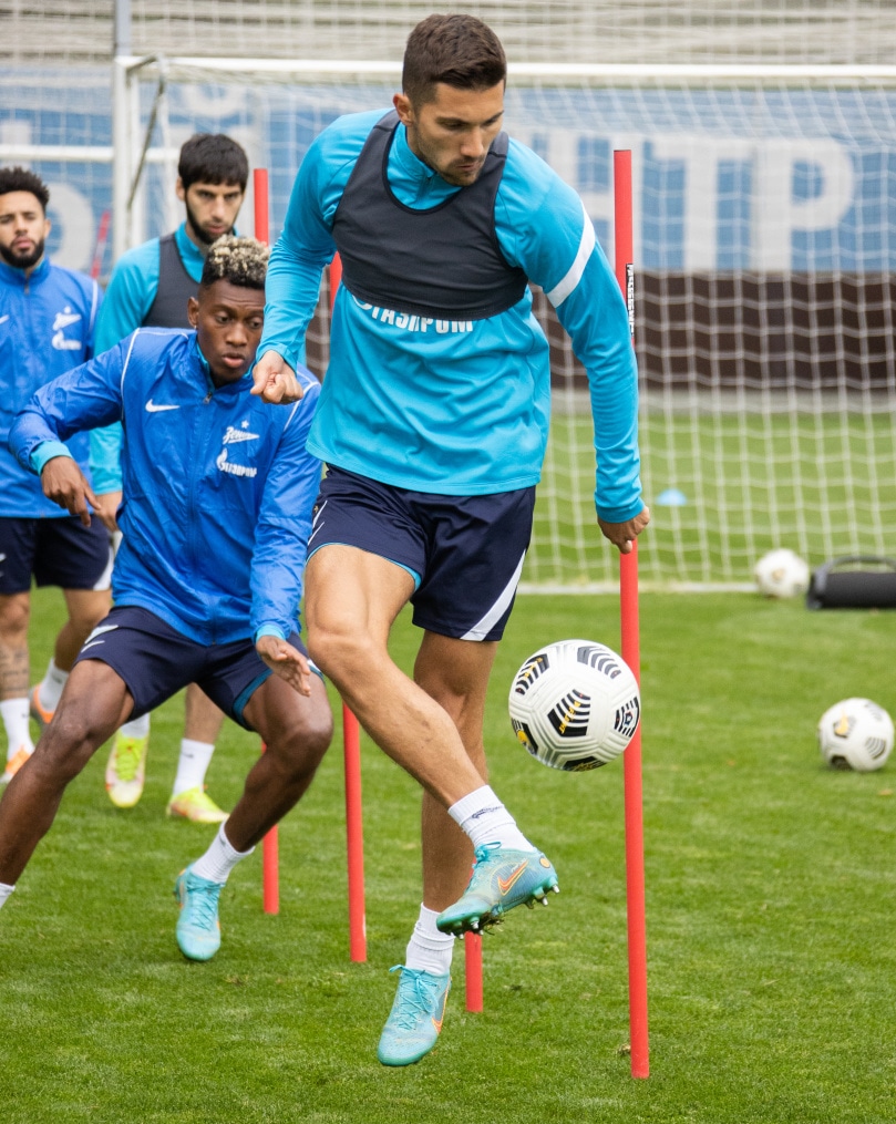 Открытая тренировка основного состава «Зенита» перед матчем с «Факелом»