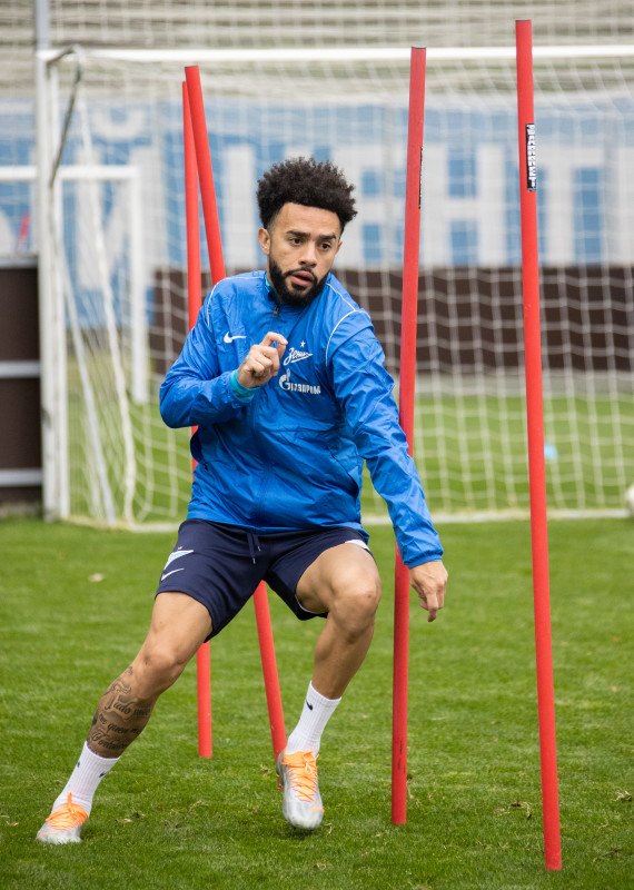 Открытая тренировка основного состава «Зенита» перед матчем с «Факелом»