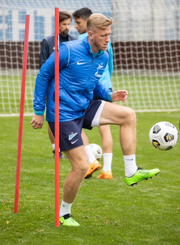 Открытая тренировка основного состава «Зенита» перед матчем с «Факелом»