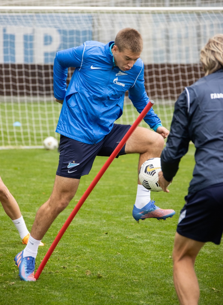 Открытая тренировка основного состава «Зенита» перед матчем с «Факелом»