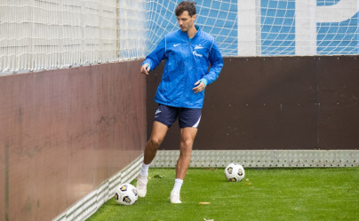 Открытая тренировка основного состава «Зенита» перед матчем с «Факелом»