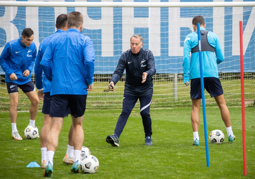 Открытая тренировка основного состава «Зенита» перед матчем с «Факелом»
