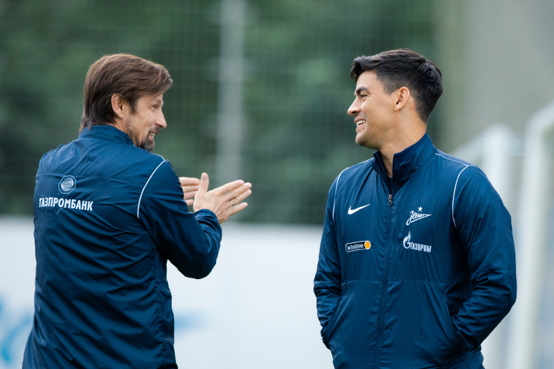 Открытая тренировка «Зенита» перед матчем со «Спартаком»