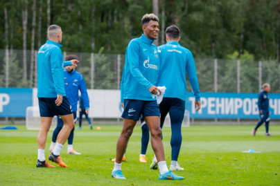 Открытая тренировка «Зенита» перед матчем со «Спартаком»