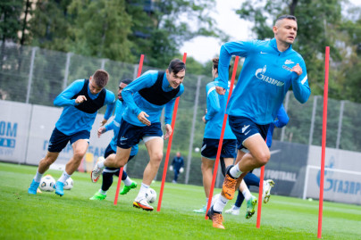 Открытая тренировка «Зенита» перед матчем со «Спартаком»